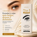 Suero de Super Crecimiento 2 en 1 para pestañas y cejas - Image 1